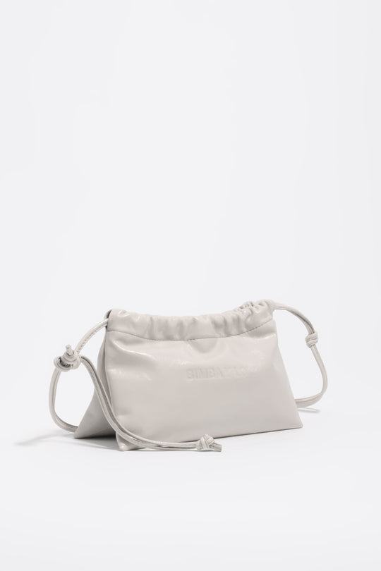 Ivory leather mini bag