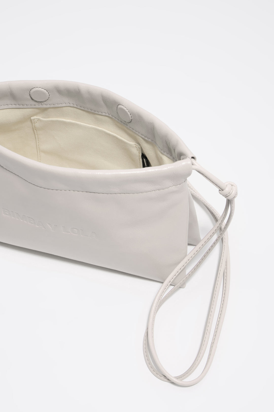 Ivory leather mini bag