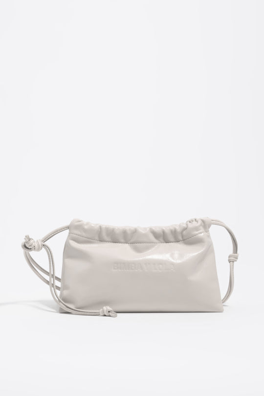 Ivory leather mini bag