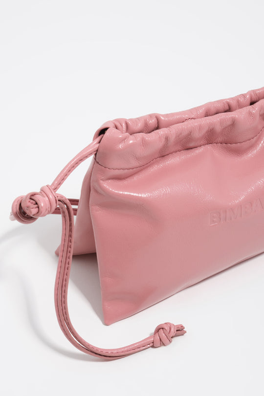 Mini pink leather bag