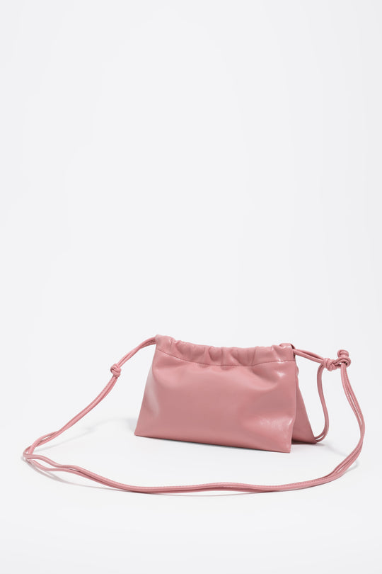 Mini pink leather bag