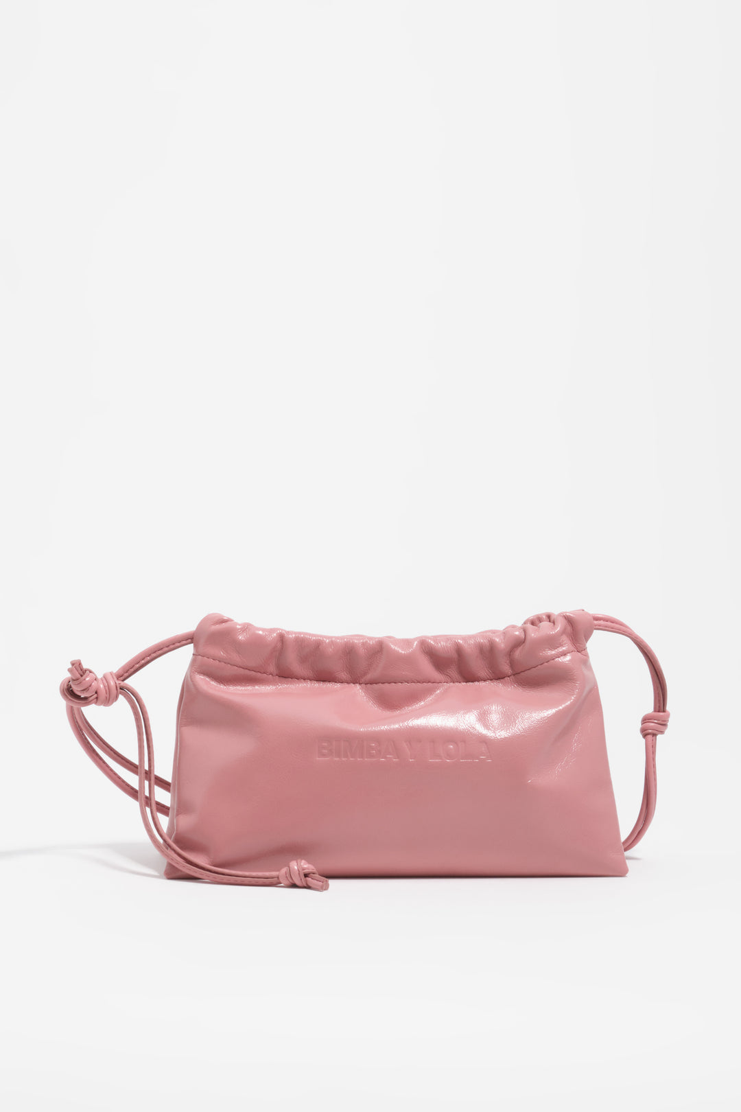 Mini pink leather bag