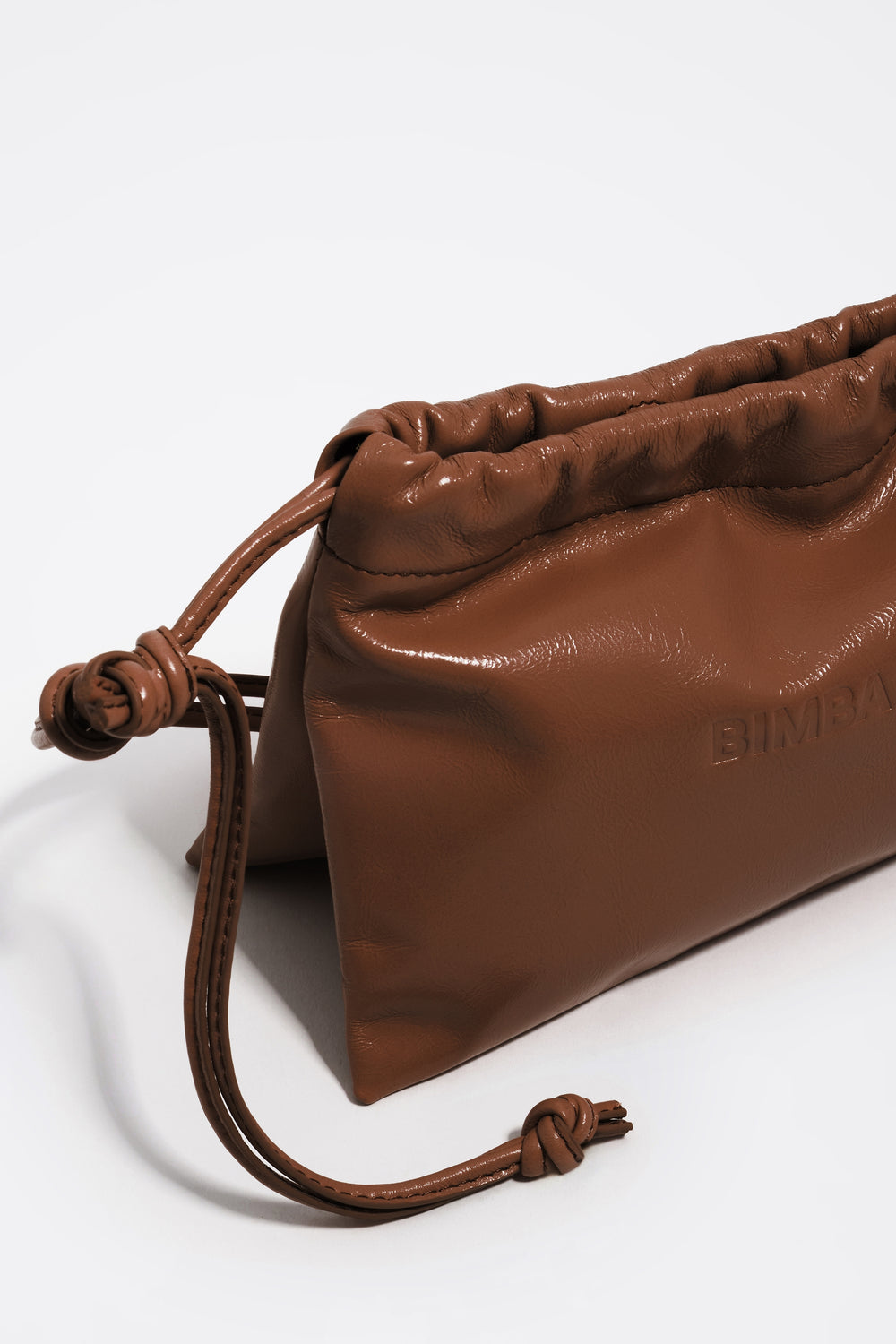 Mocha leather mini bag