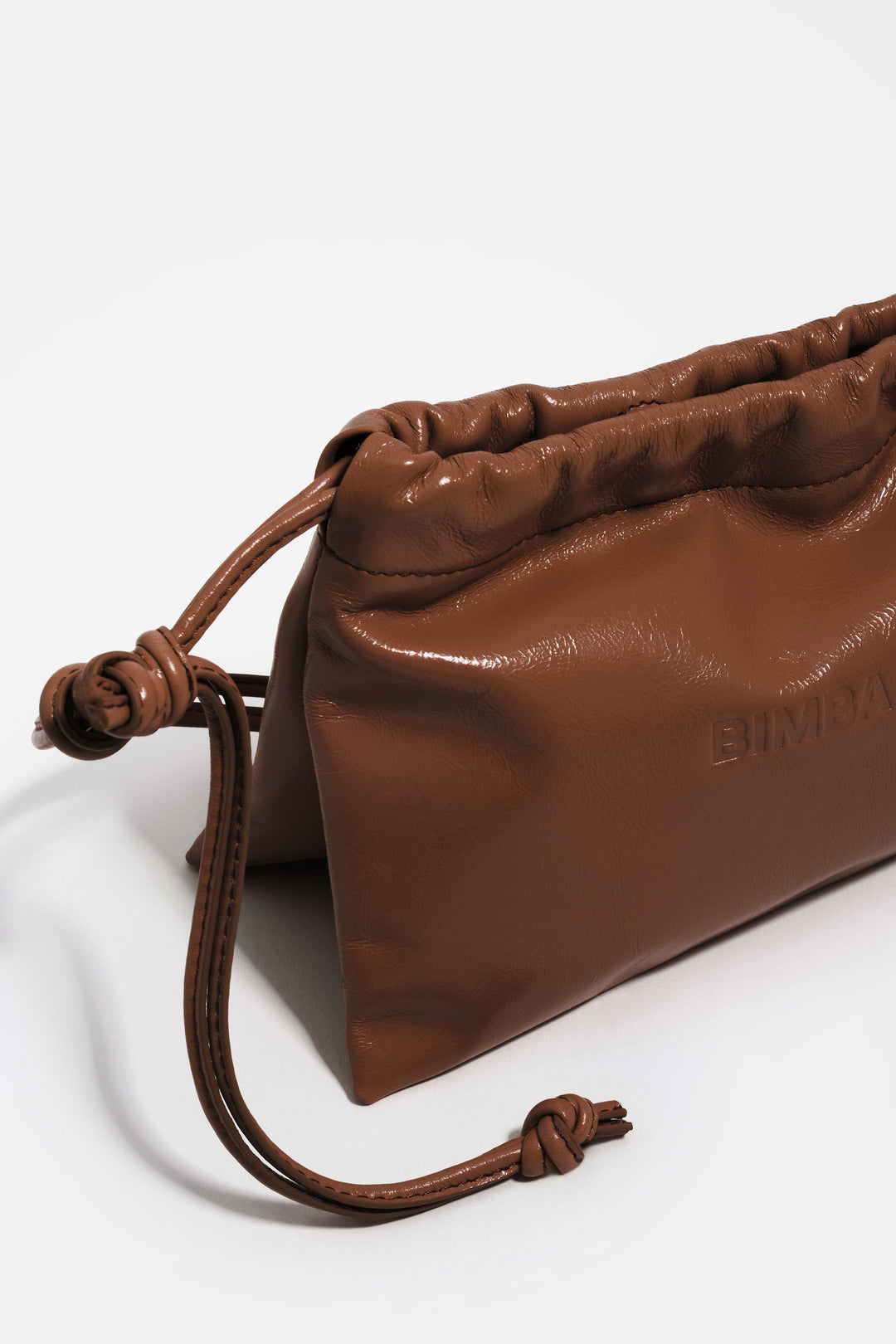 Mocha leather mini bag