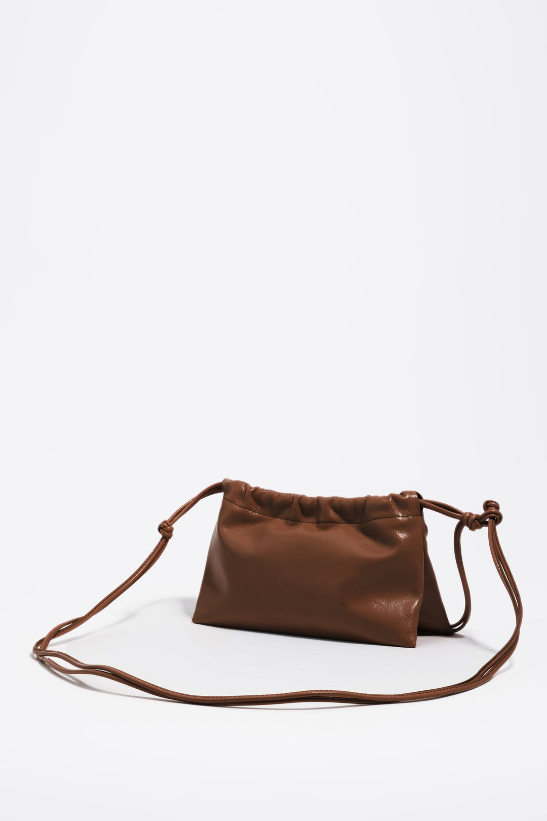 Mocha leather mini bag