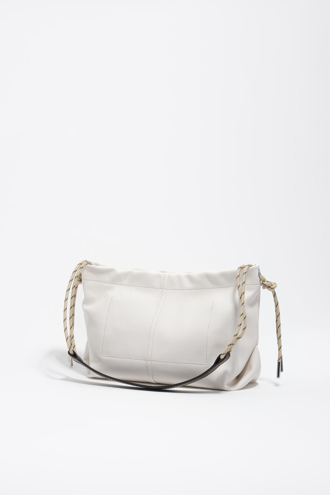 Medium off-white leather Paper shoulder bag