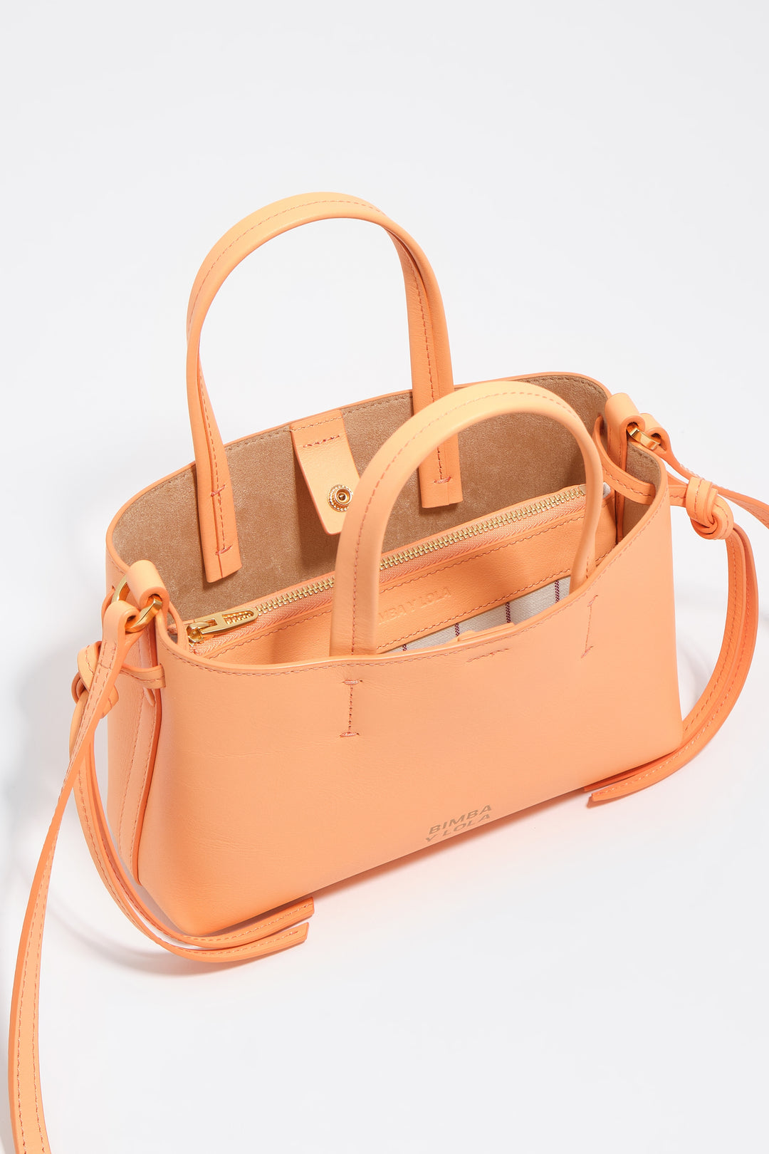 Mini orange sorbet leather Chihuahua bag