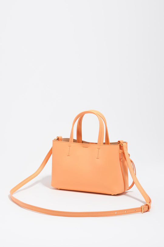 Mini orange sorbet leather Chihuahua bag