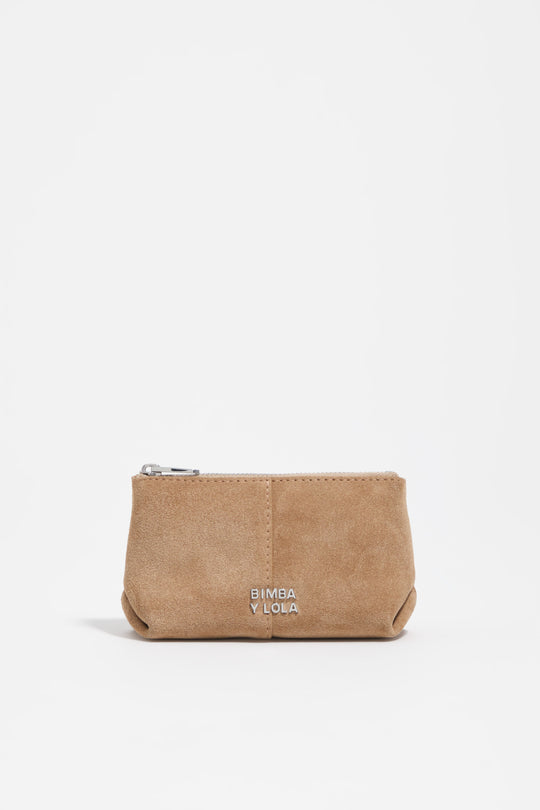 Natural leather coin purse