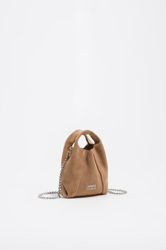 Natural micro leather paper bag