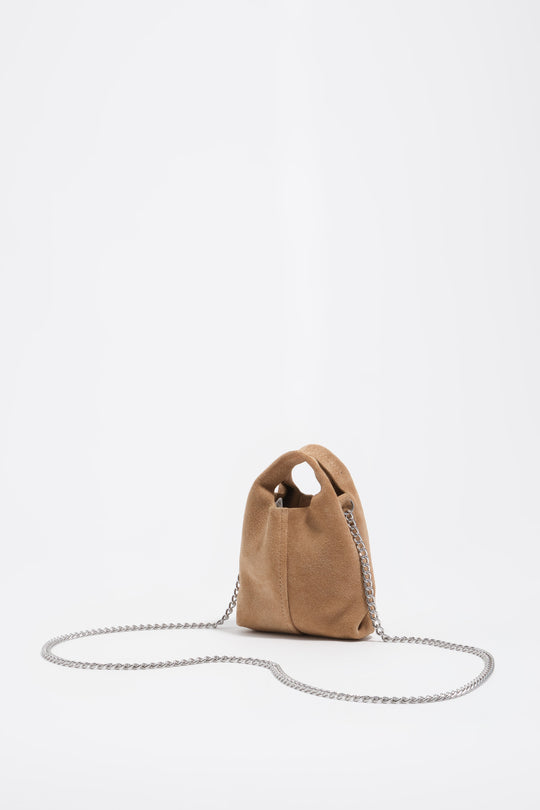 Natural micro leather paper bag