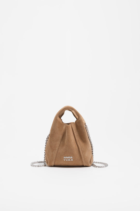 Natural micro leather paper bag