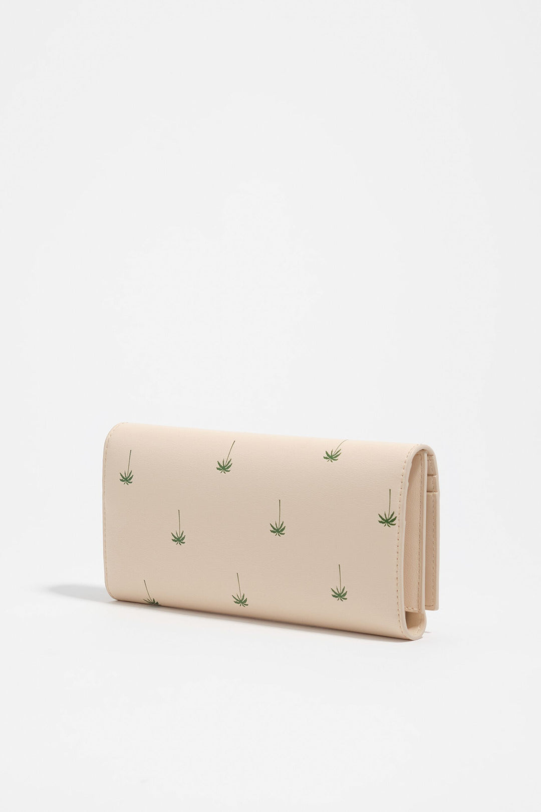 Large sand leather Palms wallet