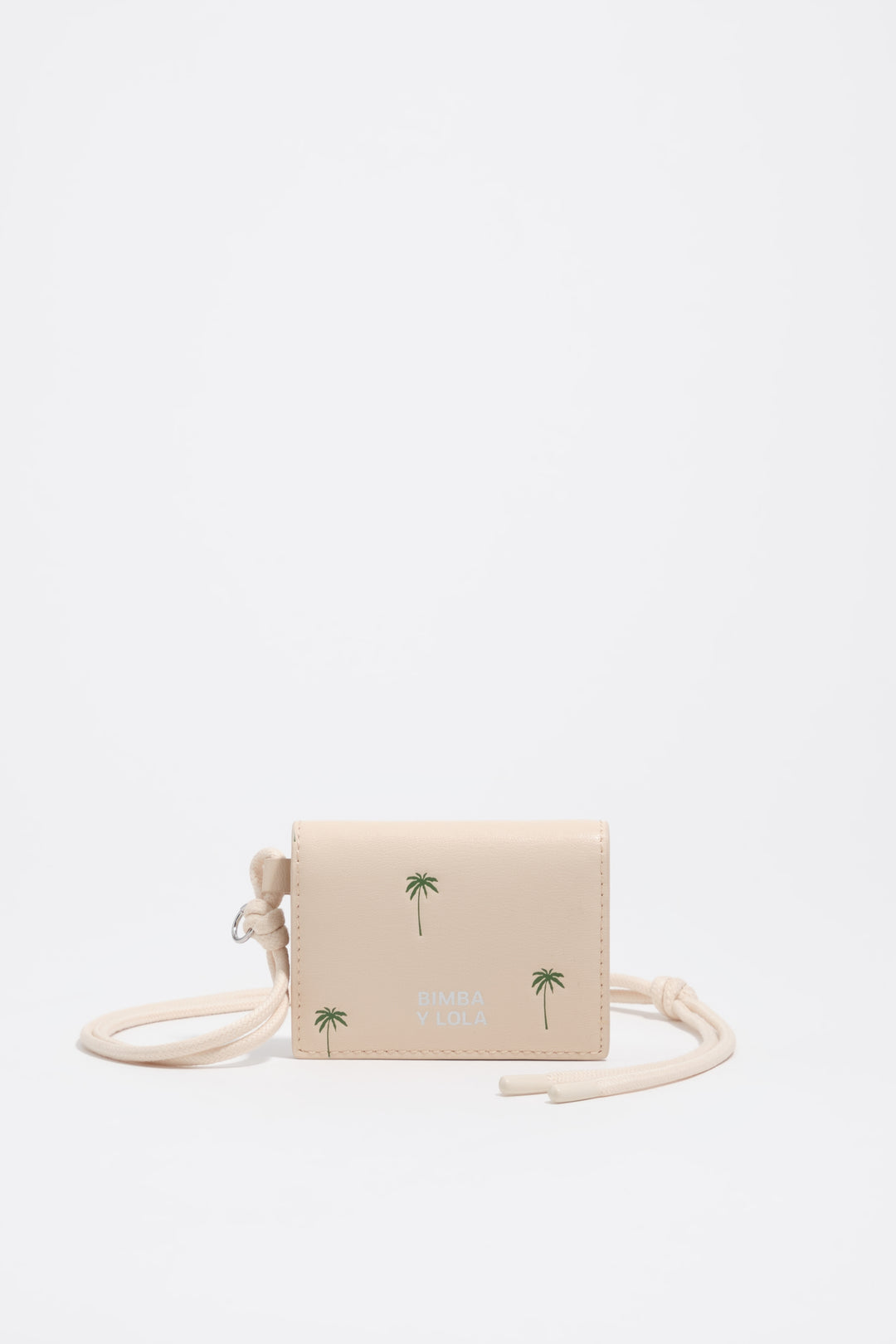 Palms sand leather card holder/coin purse
