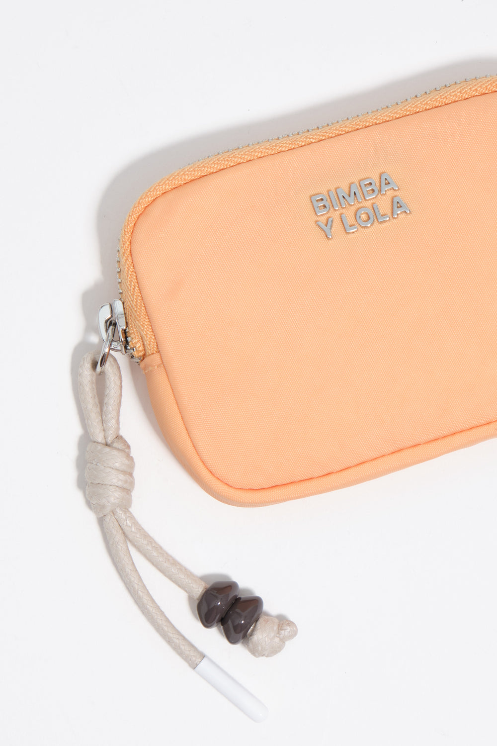 Orange sorbet nylon coin purse
