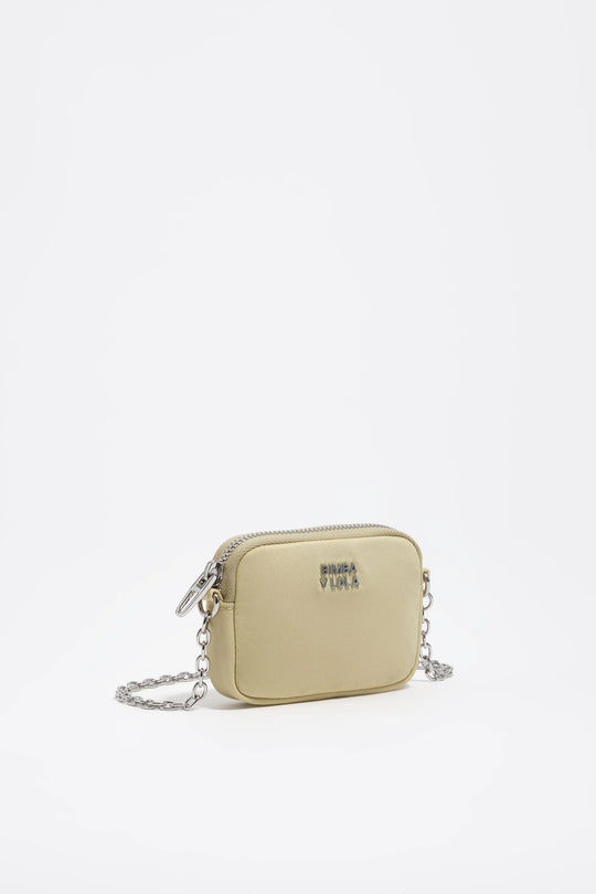 Apple green nylon coin purse