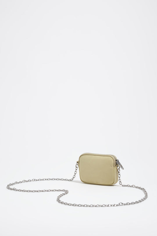 Apple green nylon coin purse