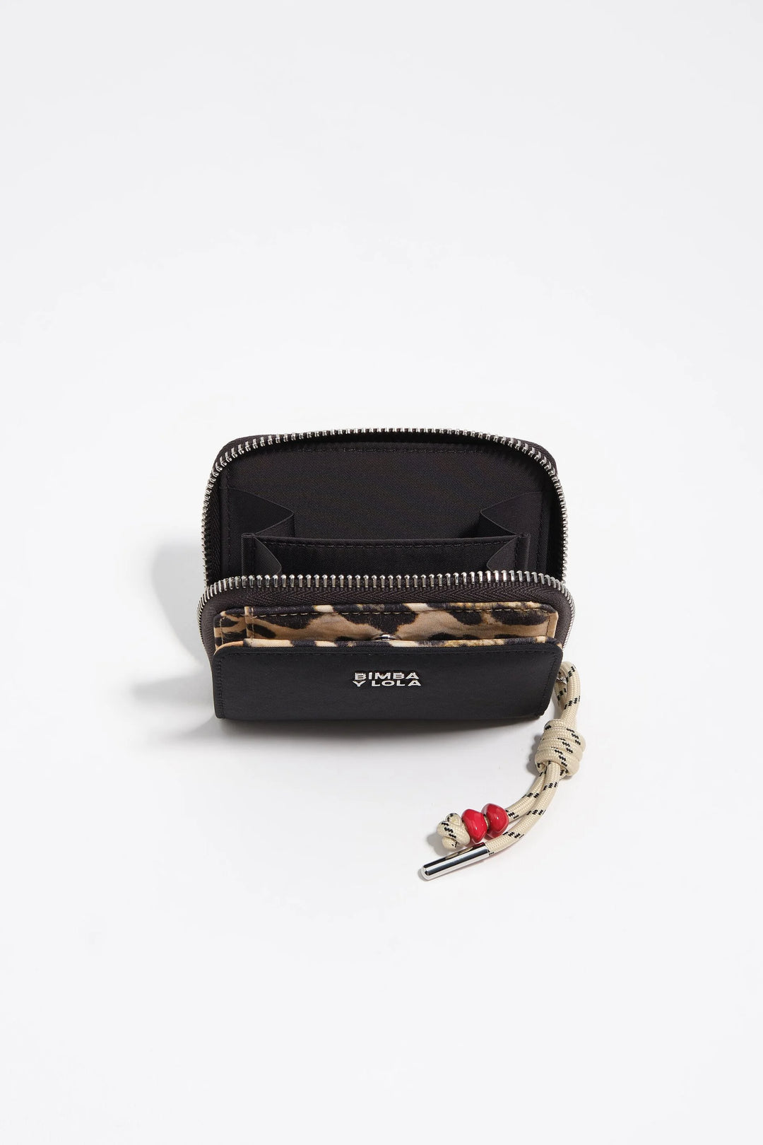 Graphite nylon flap purse