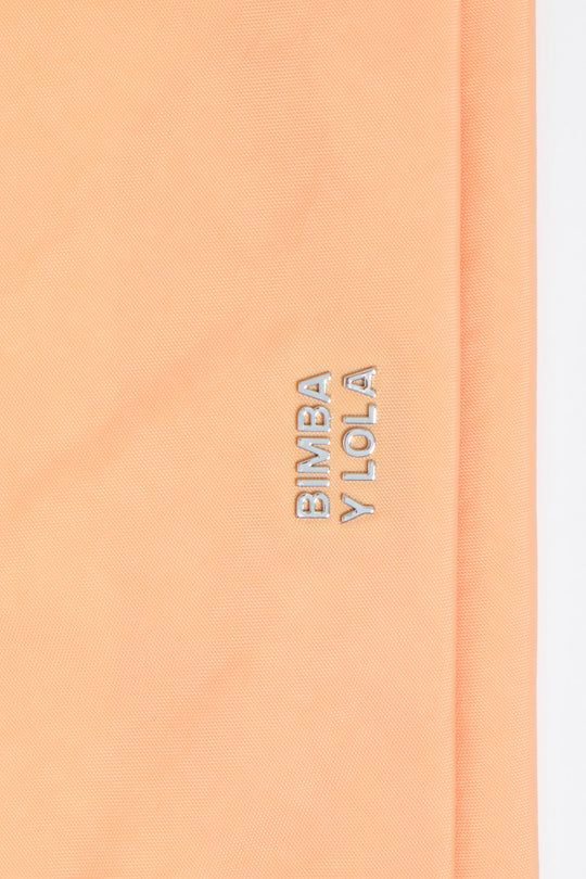 Orange sorbet nylon purse