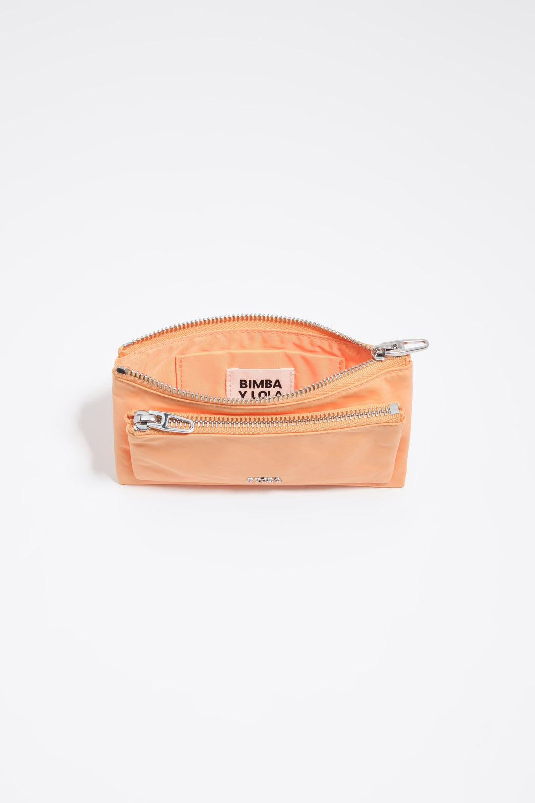 Orange sorbet nylon purse