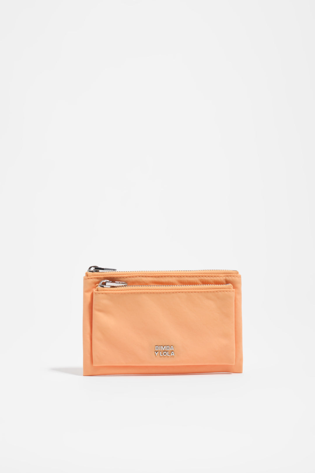 Orange sorbet nylon purse