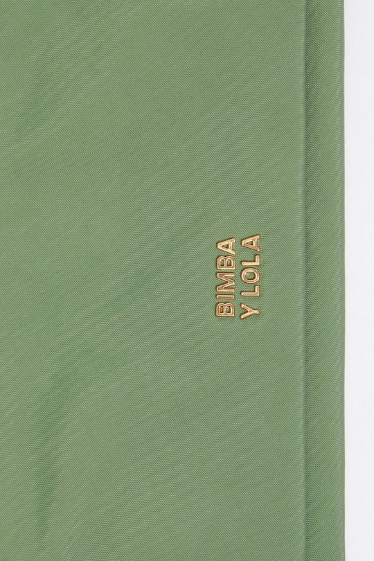 Green nylon Pocket purse