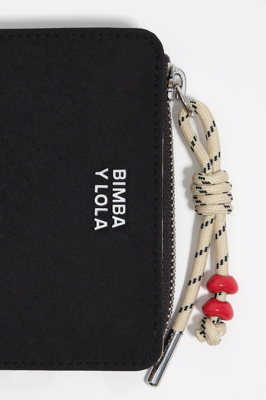 Graphite nylon compact purse