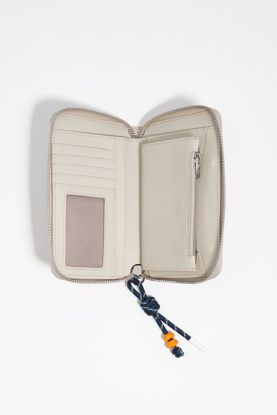 Medium white stone wallet