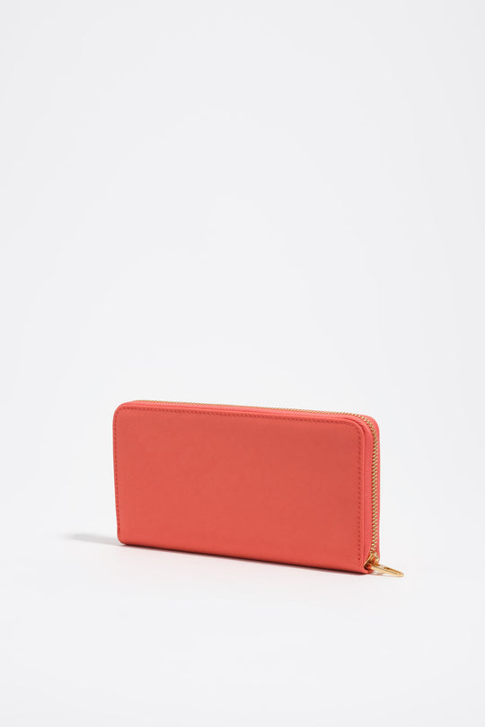 Large coral wallet