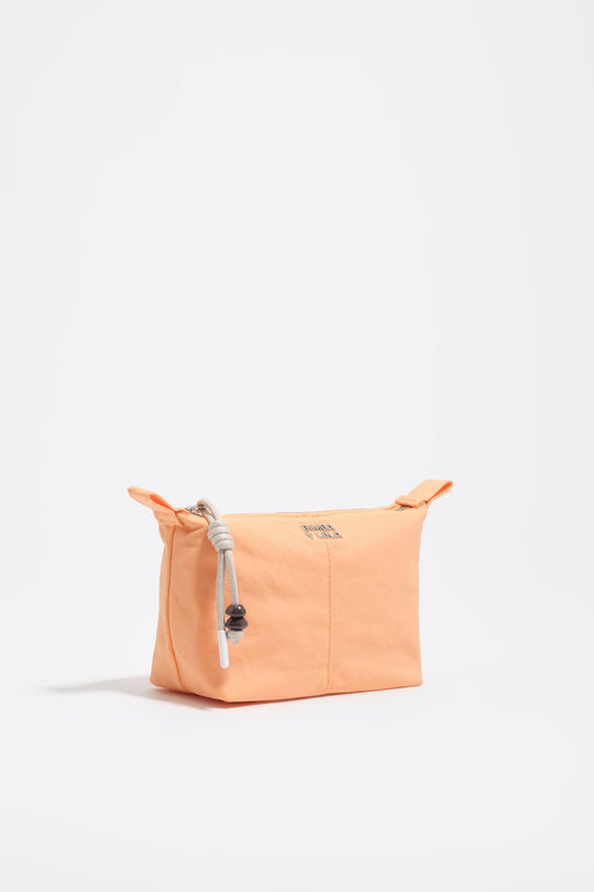 Orange sorbet nylon Trapecio make-up case