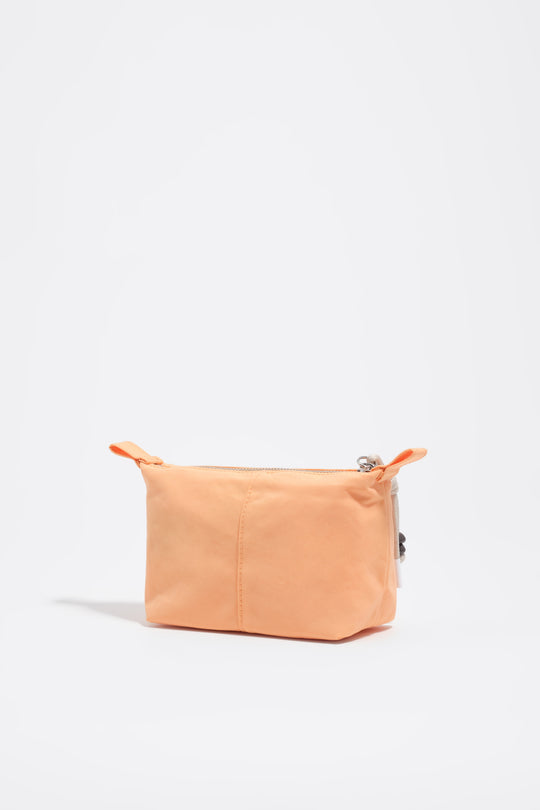 Orange sorbet nylon Trapecio make-up case