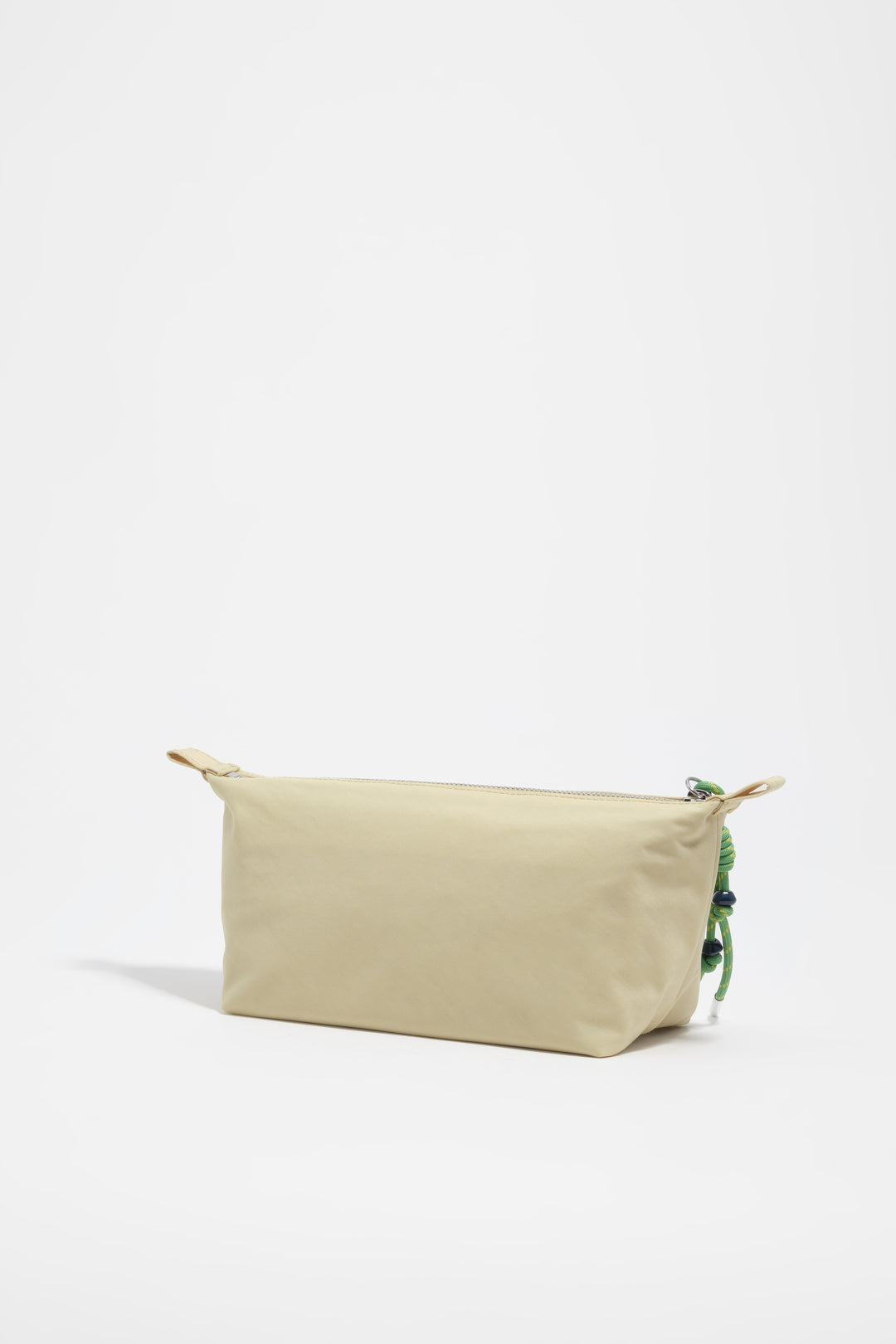 Pale green nylon trapecio make-up case