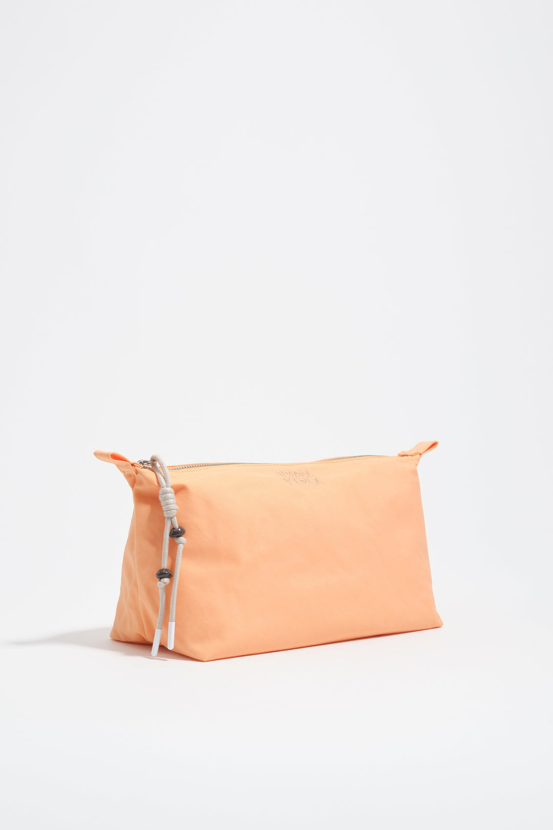 Orange sorbet nylon Trapecio make-up case