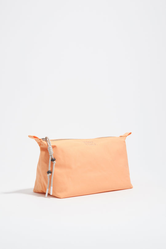 Orange sorbet nylon Trapecio make-up case