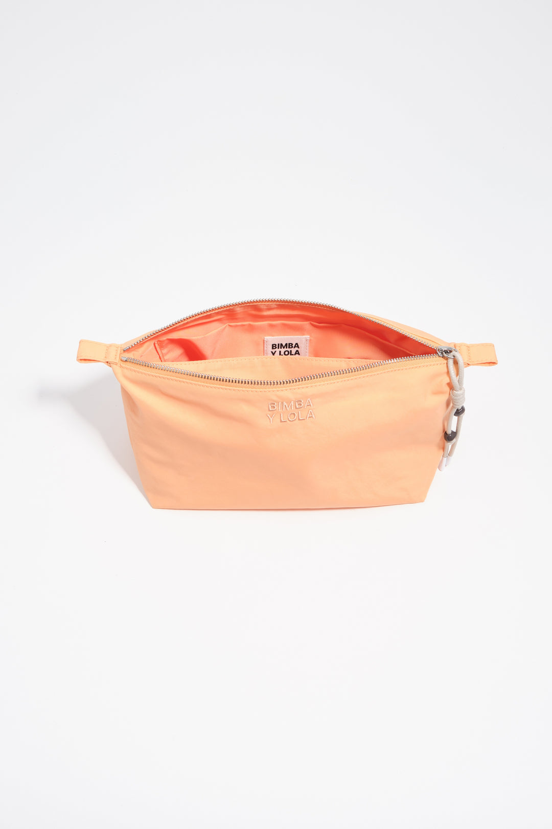 Orange sorbet nylon Trapecio make-up case