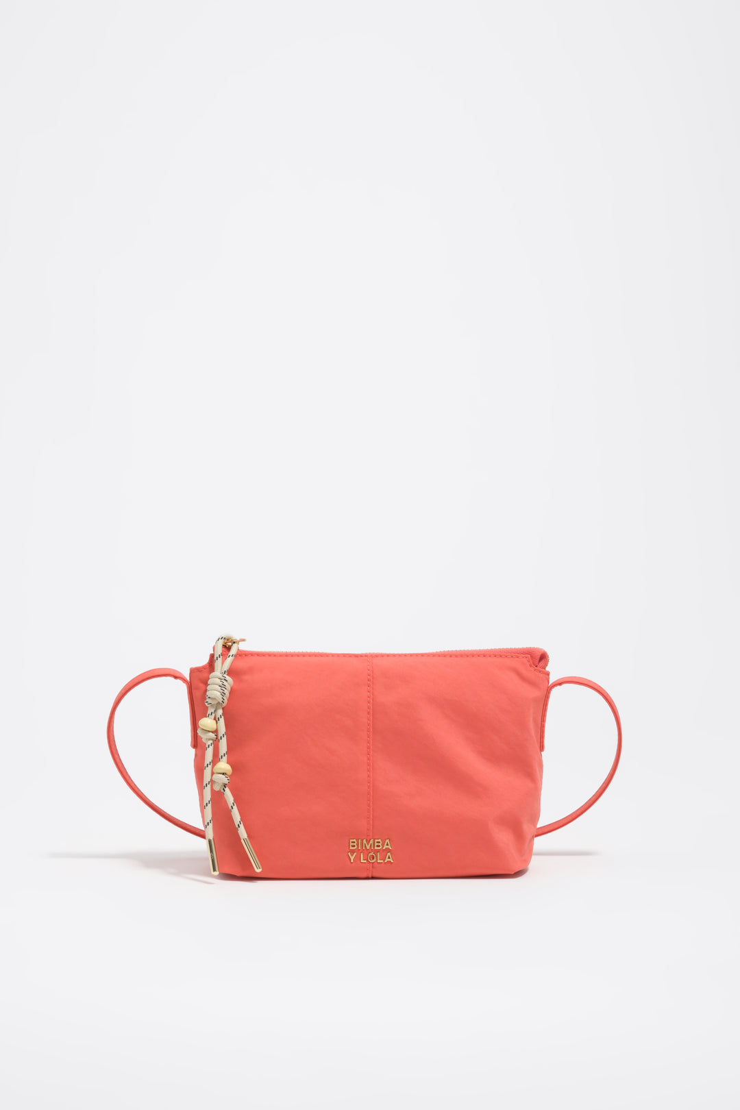 Coral nylon mini bag