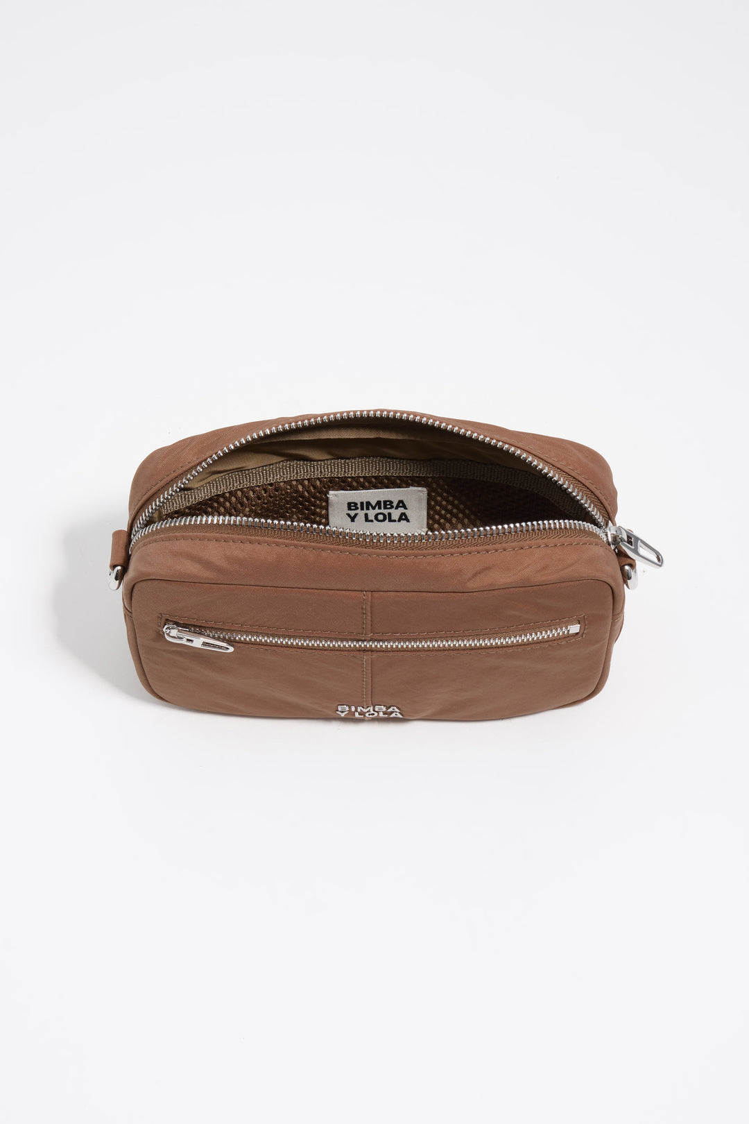 Turrón nylon mini crossbody bag