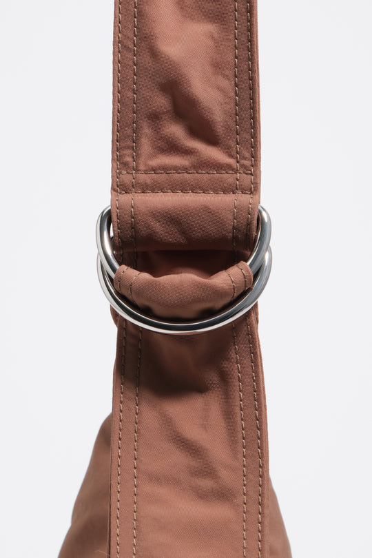 Tan medium moon bag