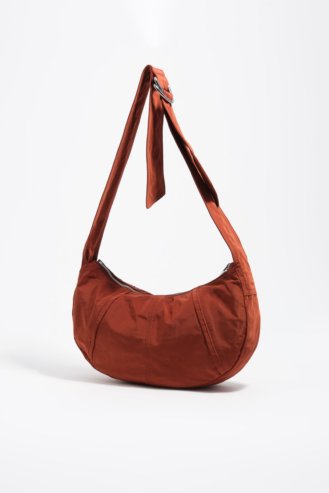 Rust medium moon bag