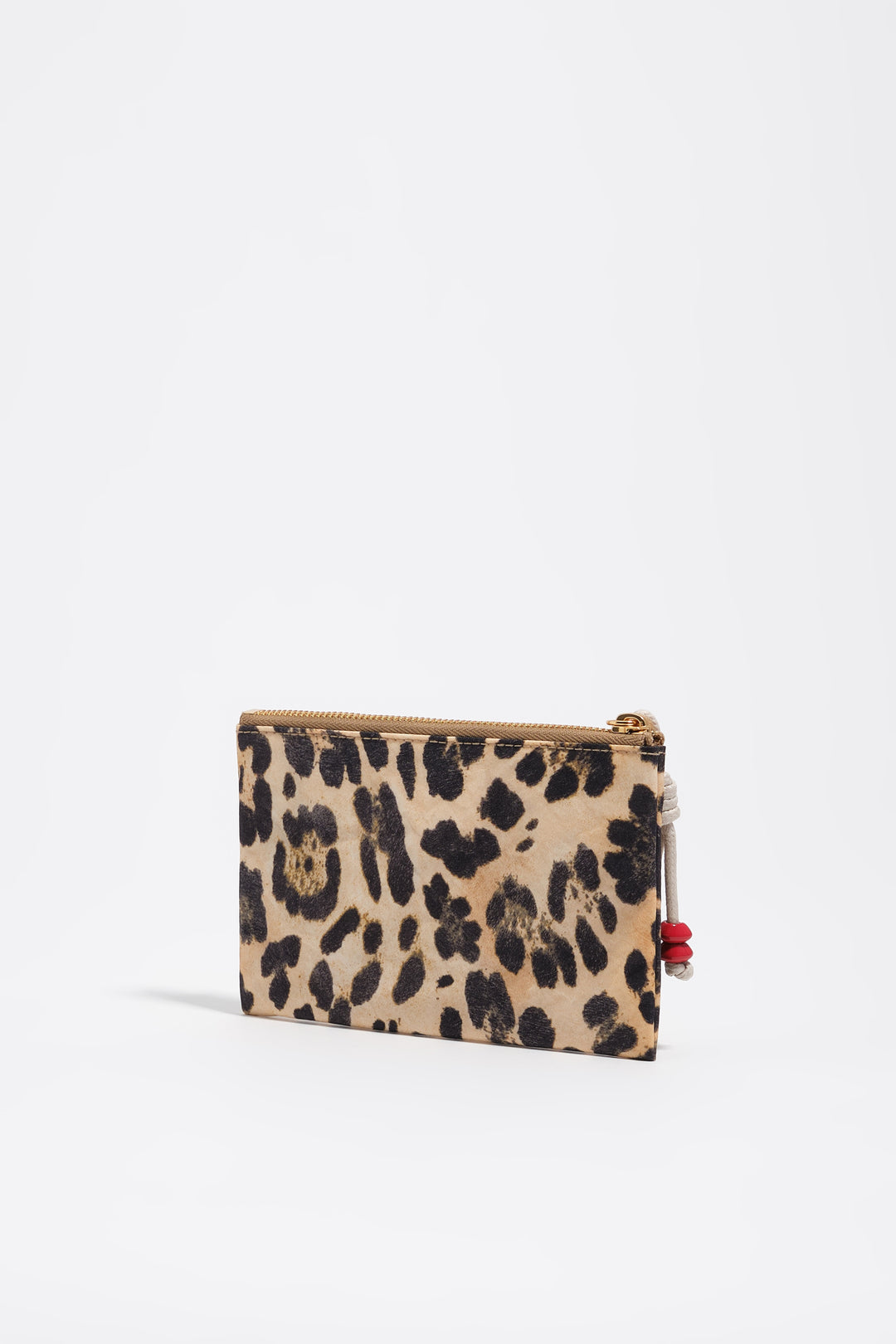 Natural Leopard nylon purse