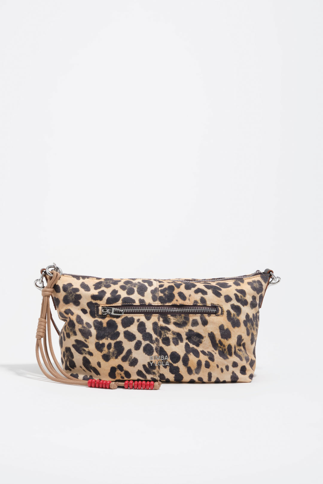 Natural Leopard trapecio bag