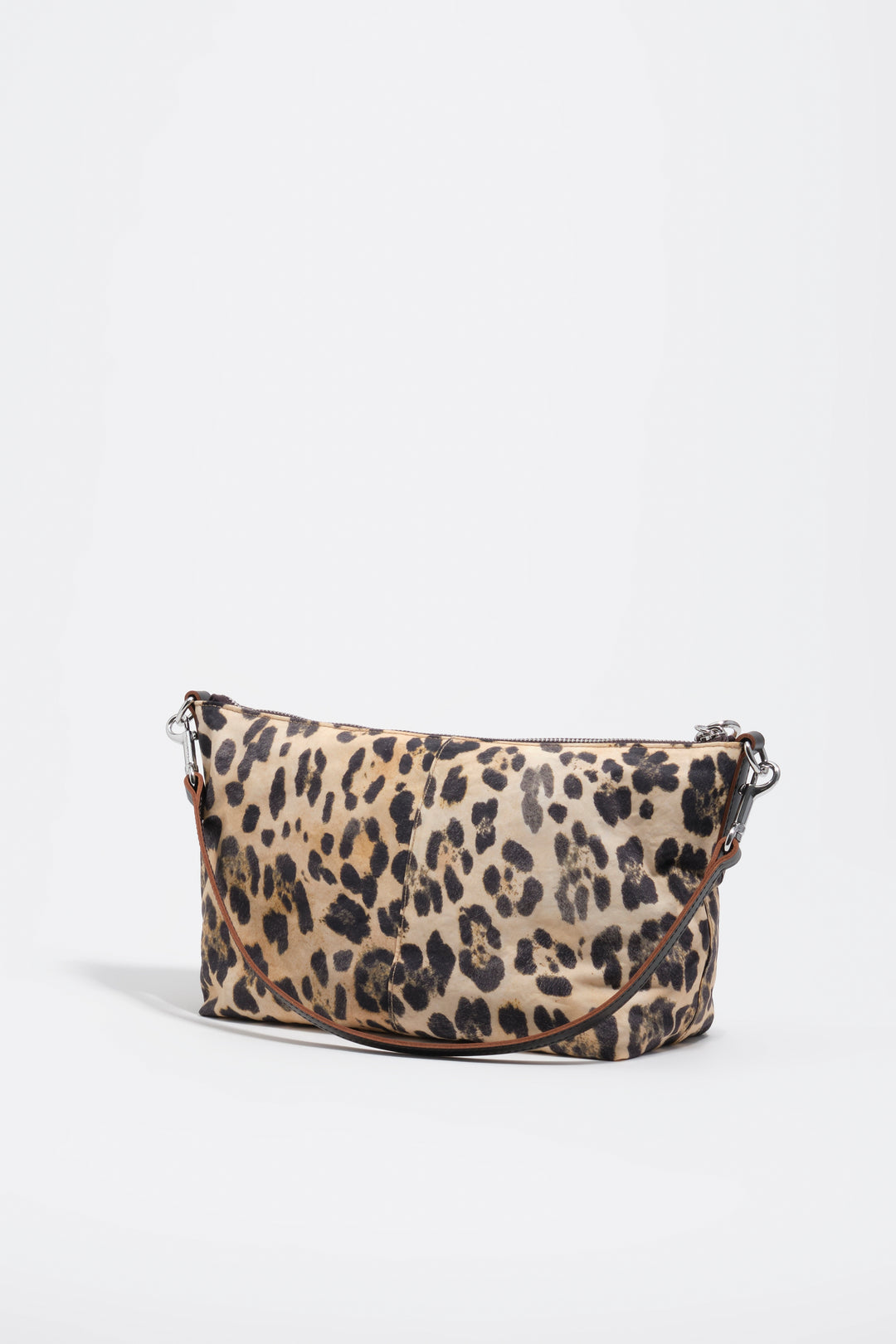 Natural Leopard trapecio bag