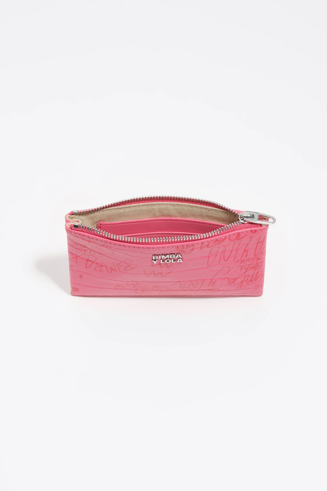 Berry pink Bimba logos coin purse
