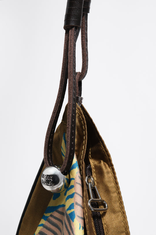 Wild woven shoulder bag