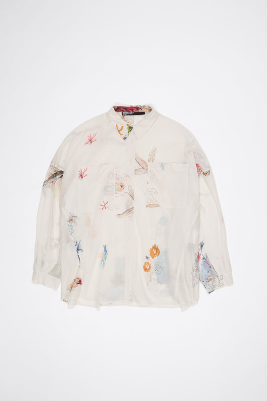 Off-white Seabed cotton oversize shirt