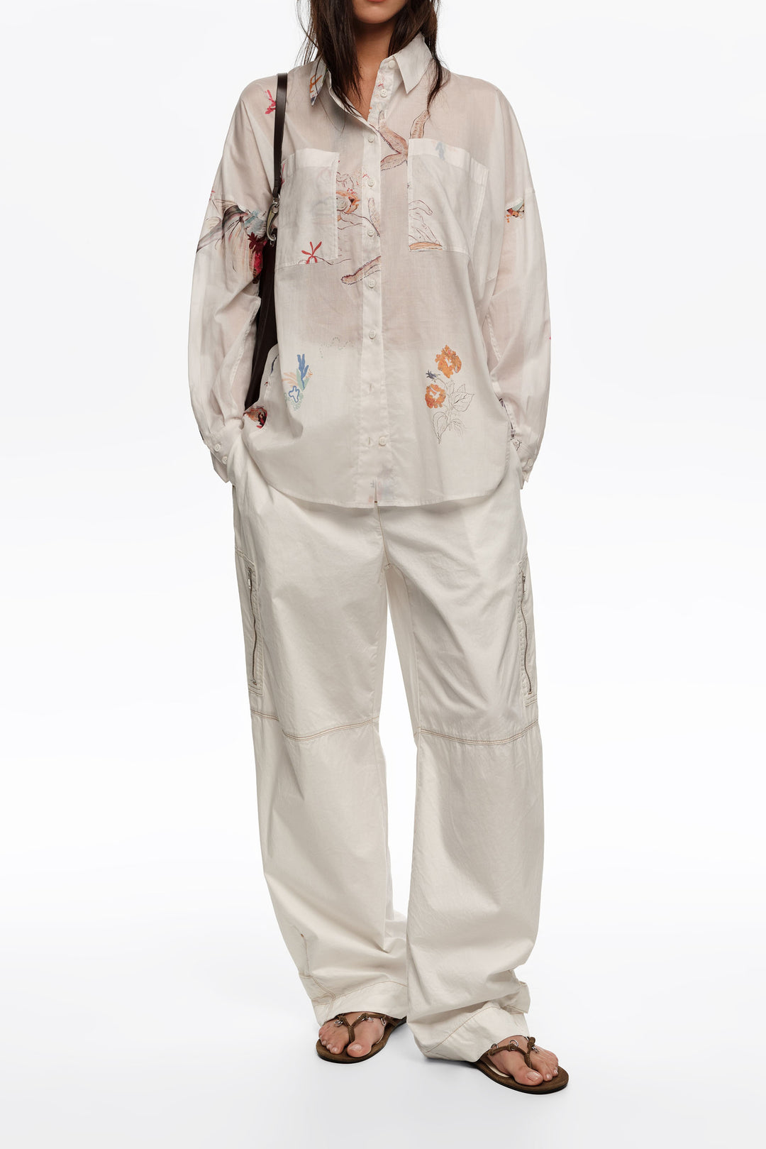 Off-white Seabed cotton oversize shirt