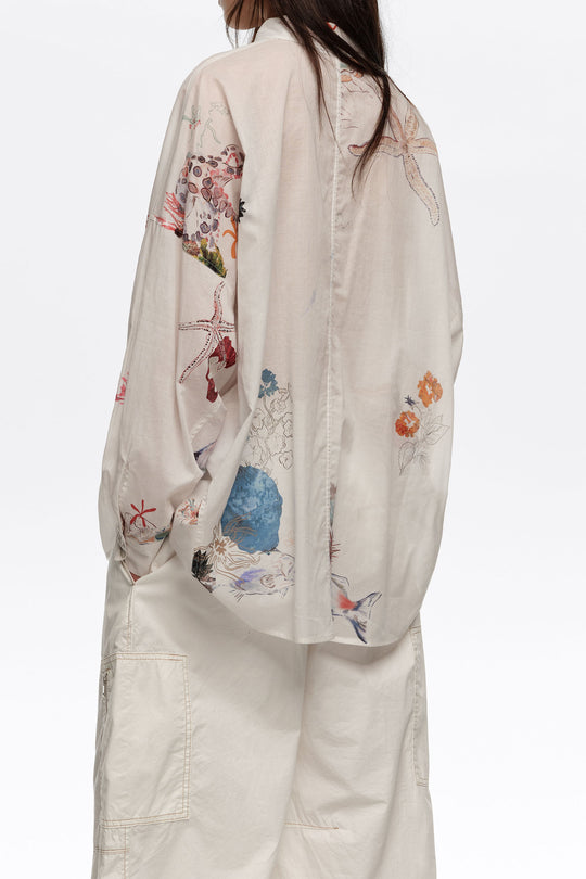 Off-white Seabed cotton oversize shirt