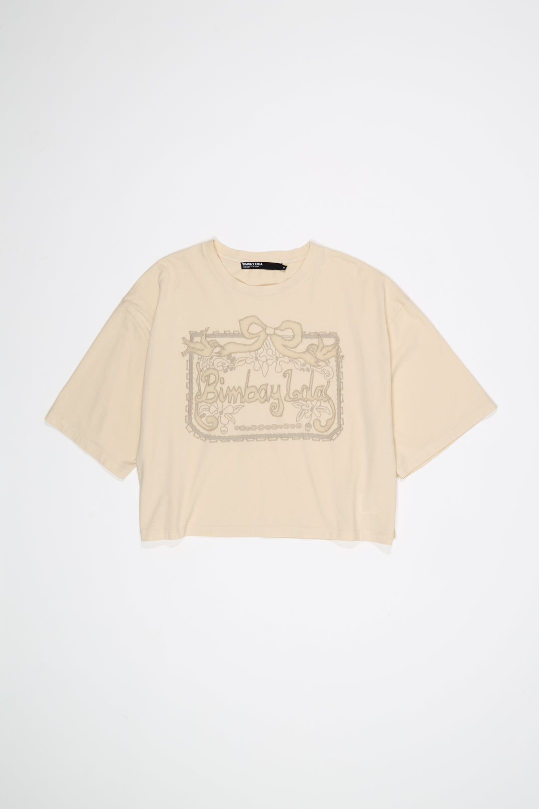 Vanilla maxi broderie anglaise logo T-shirt