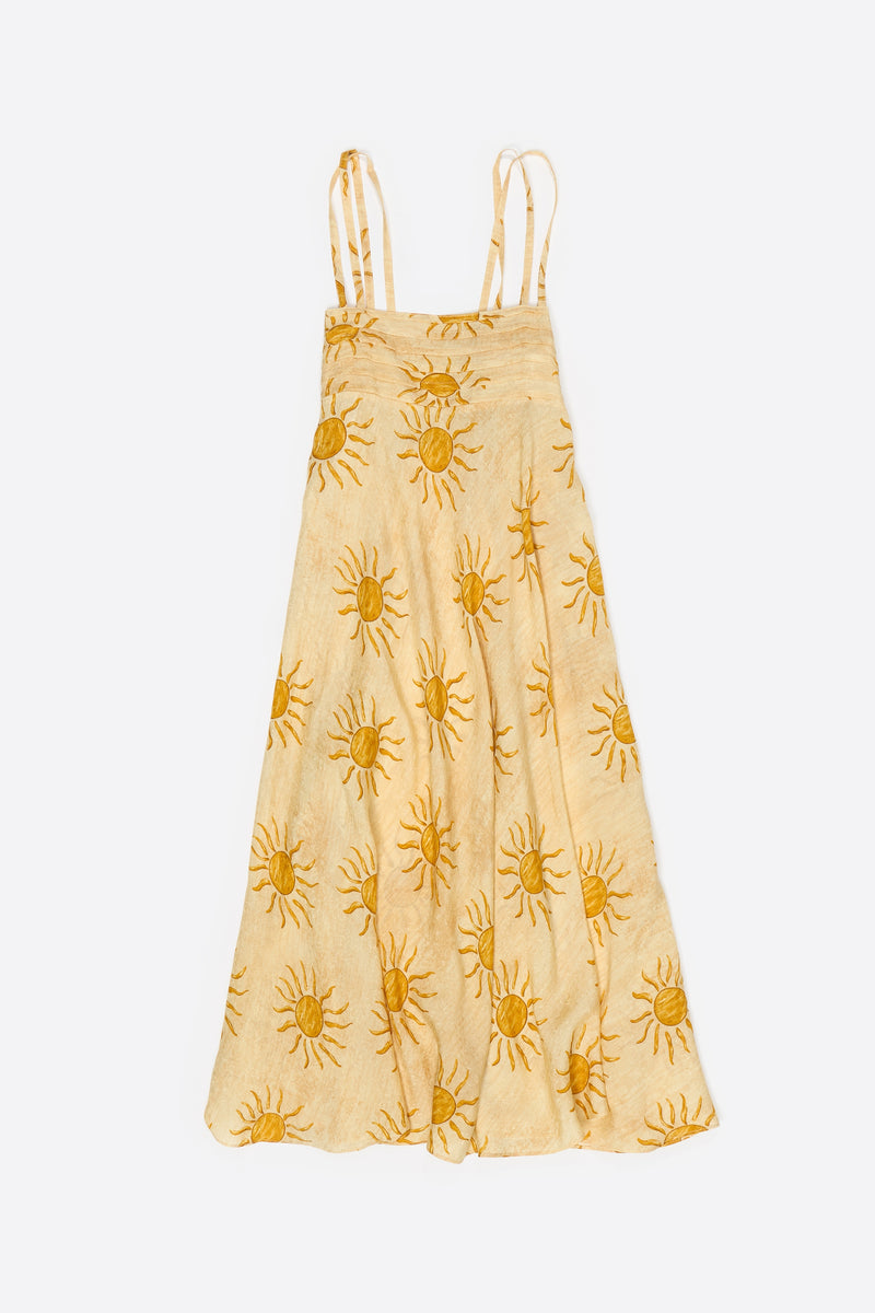 Bimba by the south A-line pleated dress