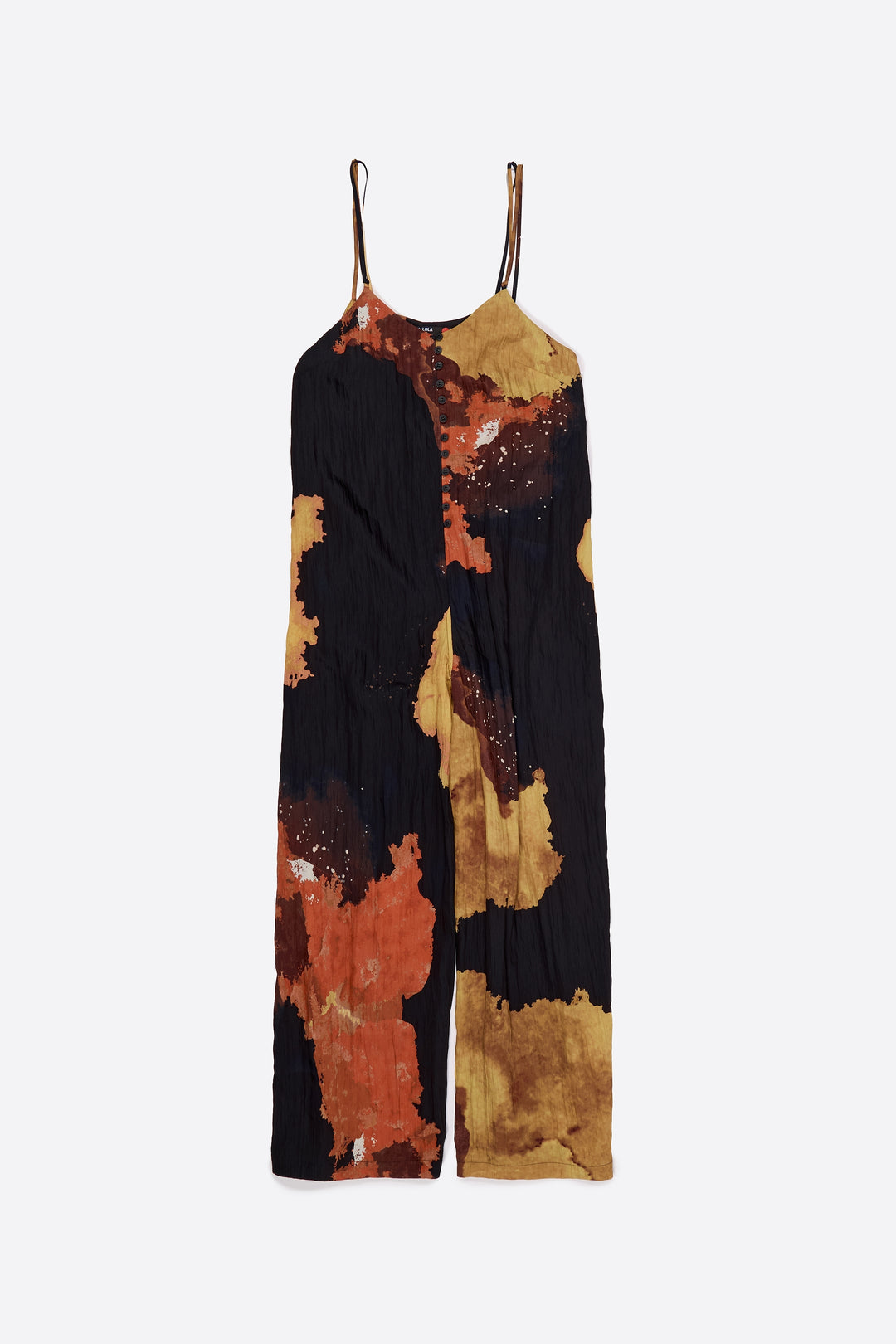 Blot black A-line jumpsuit